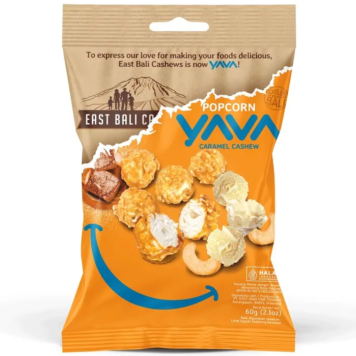 East Bali Yava Popcorn Caramel Cashew 60 gr – 1